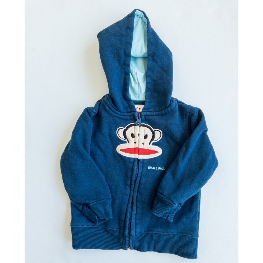 Paul Frank 12 months Blue Zip- Up Sweatshirt
